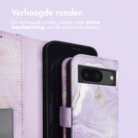 imoshion Design Bookcase Google Pixel 8a - Purple Marble