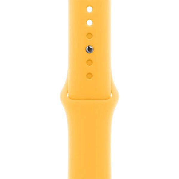 Apple Sport Band Apple Watch Series 1 t/m 9 / SE (38/40/41 mm) | Series 10 / 11 (42 mm) - Maat M/L - Sunshine