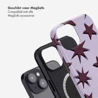Selencia Vivid Backcover met MagSafe Apple iPhone 14 - Stars Plum Lilac