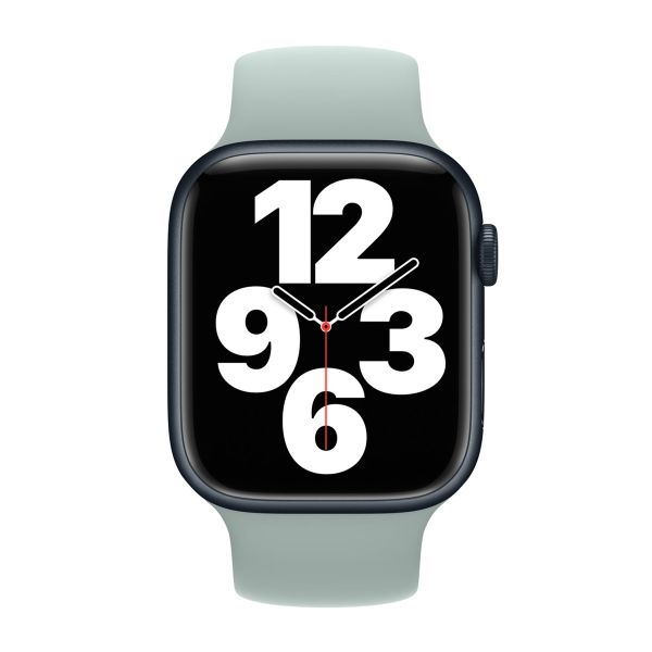 Apple Siliconen solobandje Apple Watch | 38/40/41/42 mm - Maat 2 - Succulent