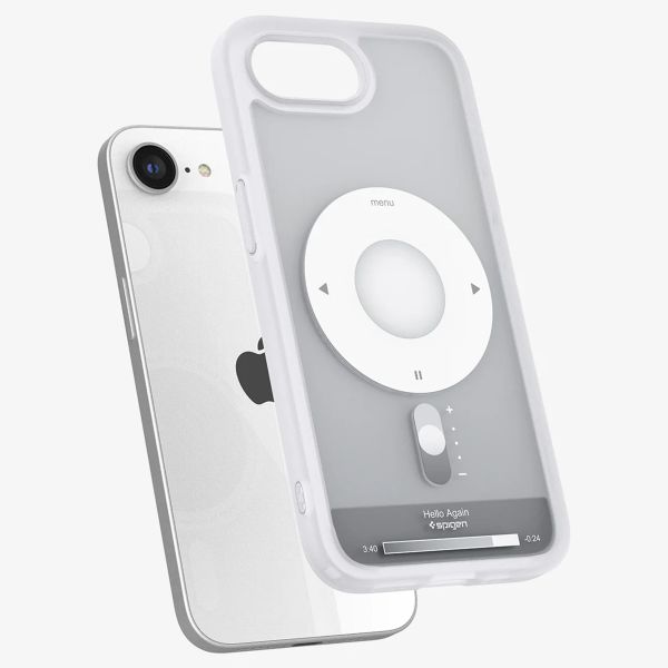 Spigen Ultra Hybrid Backcover MagSafe Apple iPhone 16e - Classic Silver