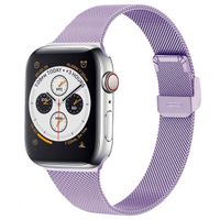 imoshion Milanees vouwbandje Apple Watch Series 1 t/m 9 / SE (38/40/41 mm) | Series 10 / 11 (42 mm) - Paars