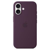 Apple Silicone Backcover MagSafe iPhone 16 - Plum