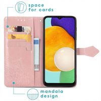 imoshion Mandala Bookcase Samsung Galaxy A13 (5G) / A04s - Rosé Goud