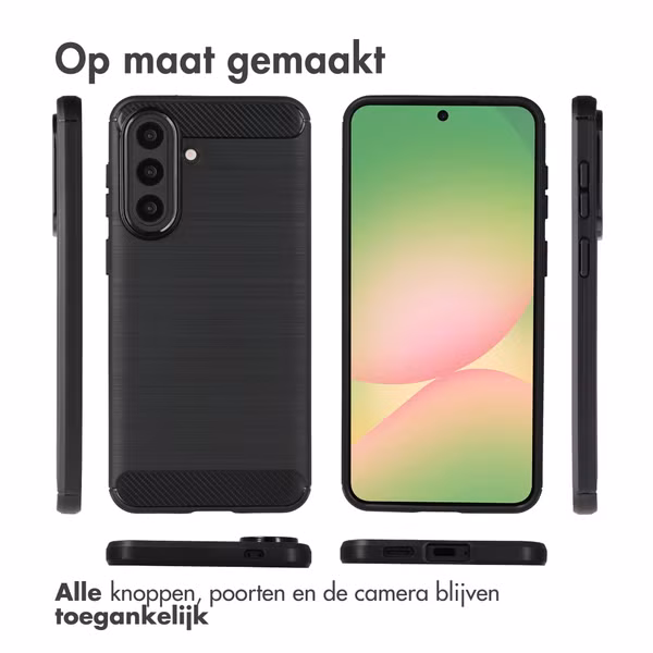 imoshion Brushed Backcover Samsung Galaxy A57 (5G) - Zwart