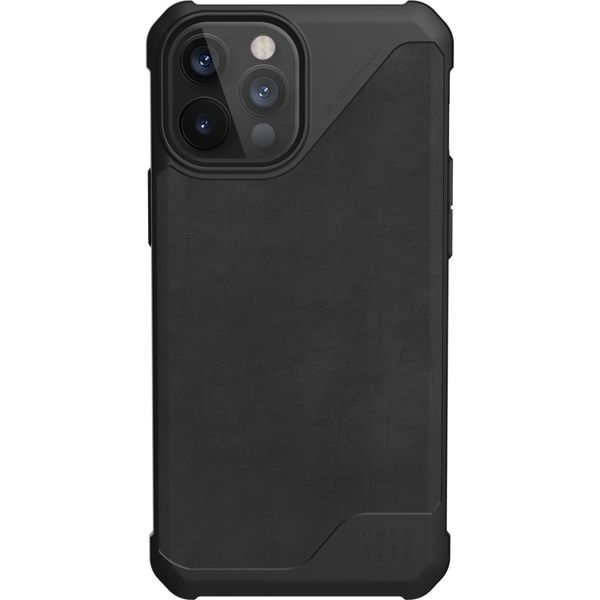 UAG Metropolis LT Backcover iPhone 12 Pro Max - Leather Black