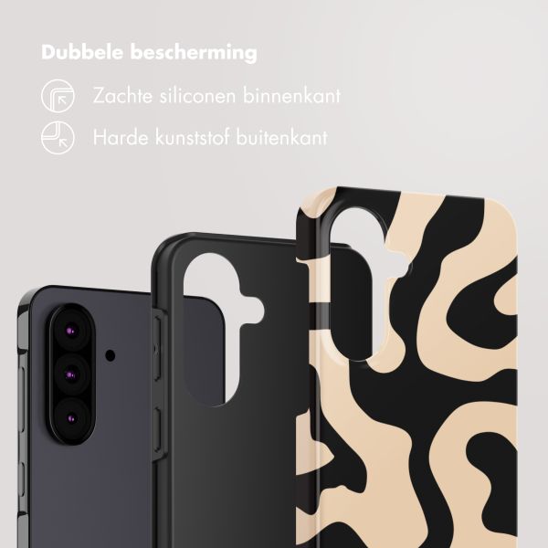 Selencia Vivid Backcover Samsung Galaxy A37 (5G) - Art Wave Black