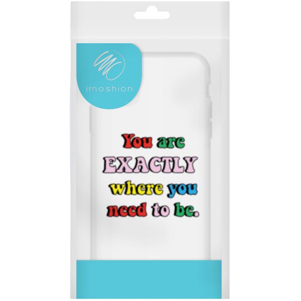 imoshion Design hoesje Samsung Galaxy A21s - Quote - Multicolor