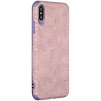 My Jewellery Croco Softcase Backcover iPhone Xs Max - Paars