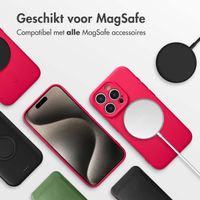 imoshion Color Backcover met MagSafe Apple iPhone 15 Pro - Neon Pink
