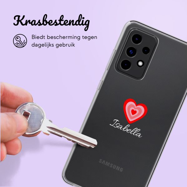 Hoesje met eigen foto en/of tekst Samsung Galaxy A52(s) (5G/4G) - Hartje