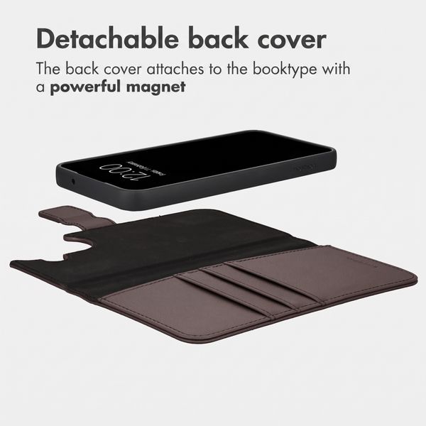 imoshion Detachable 2-in-1 Luxury Bookcase Samsung Galaxy A27 (5G) - Brown