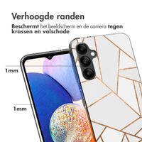 imoshion Design hoesje Samsung Galaxy A14 (5G/4G) - Grafisch Koper / Wit