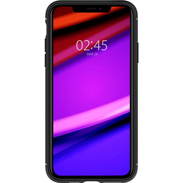 Spigen Rugged Armor Backcover iPhone 11 Pro - Zwart