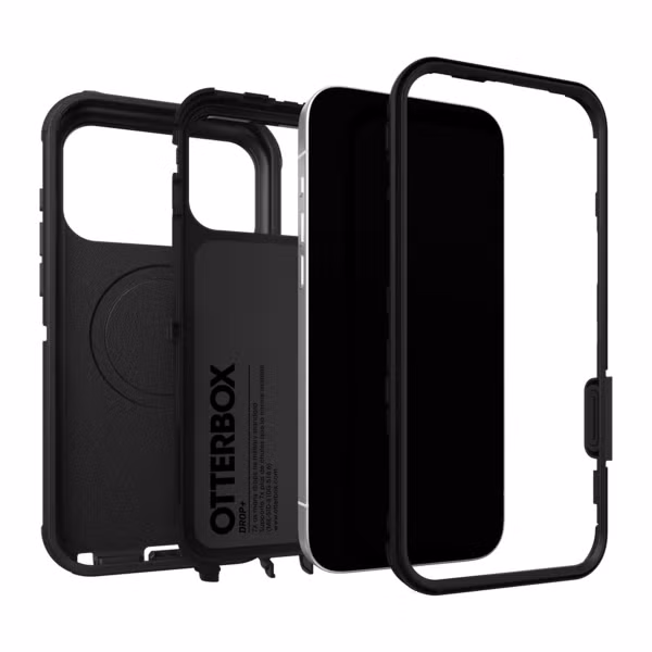 OtterBox Defender Pro Backcover met MagSafe Apple iPhone 17 Pro Max - Black