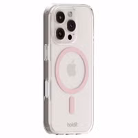 Holdit MagSafe Case Apple iPhone 16 Pro - Transparent / Pink