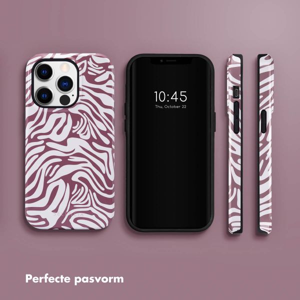 Selencia Vivid Backcover Apple iPhone 14 Pro - Trippy Swirl Dark Rose