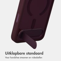 Accezz Hold Backcover met MagSafe Apple iPhone 18 Pro Max / 17 Pro Max - Dark Cherry