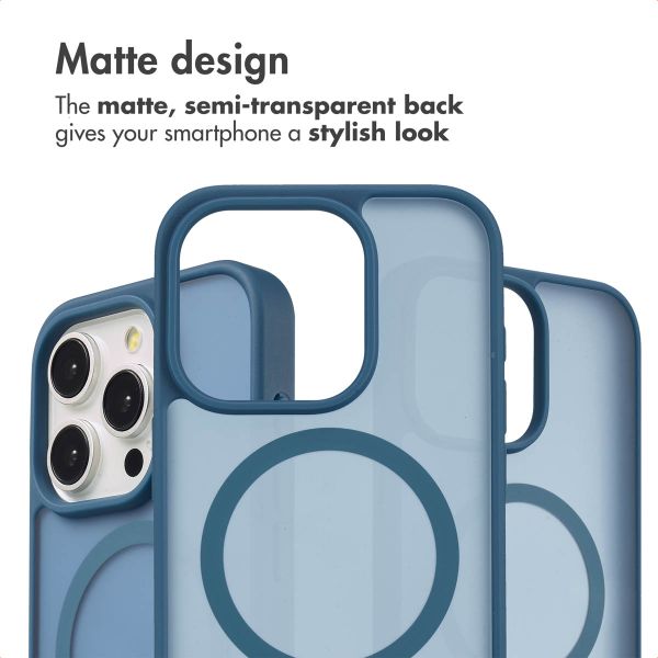 imoshion Colour Guard Back Cover with MagSafe Apple iPhone 15 Pro - Dark Blue
