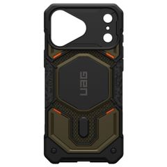 UAG Monarch Pro Backcover Apple iPhone 18 Pro Max / 17 Pro Max - Kevlar Element Green