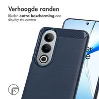 imoshion Brushed Backcover OnePlus Nord CE 4 - Donkerblauw