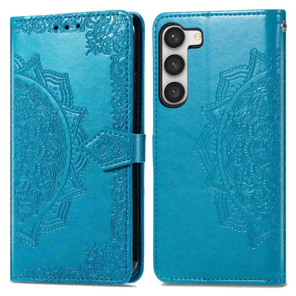 imoshion Mandala Bookcase Samsung Galaxy S23 Plus - Turquoise