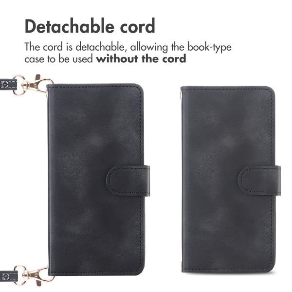 imoshion Bookcase with Strap Apple iPhone 16 - Black