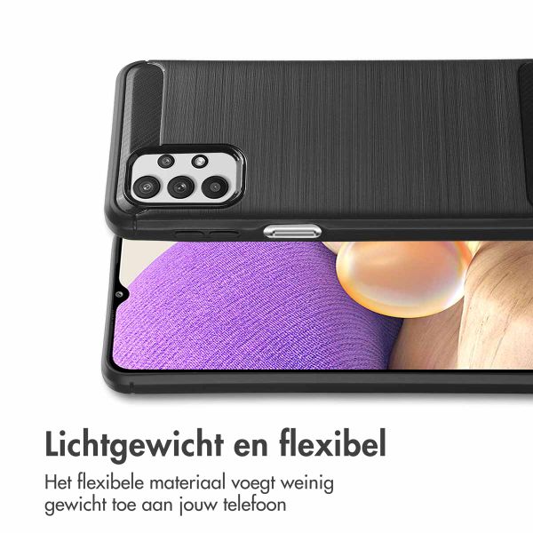 imoshion Brushed Backcover Samsung Galaxy A32 (5G) - Zwart