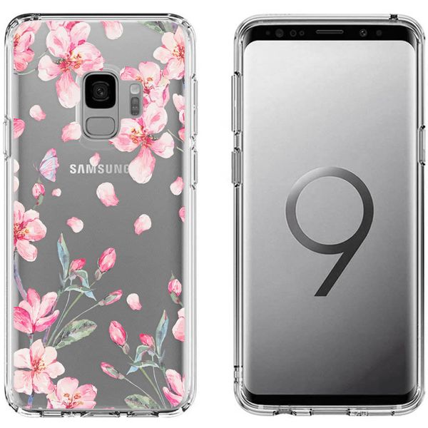 imoshion Design hoesje Samsung Galaxy S9 - Bloem - Roze