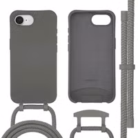 imoshion Color Backcover met afneembaar koord MagSafe Apple iPhone 16e - Black Coffee