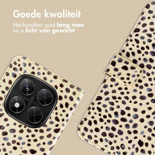 imoshion Design Bookcase Xiaomi Redmi Note 14 Pro Plus (5G) - Black And White Dots