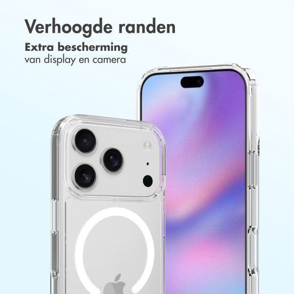 Accezz Xtreme Impact Backcover met MagSafe Apple iPhone 17 Pro - Transparant