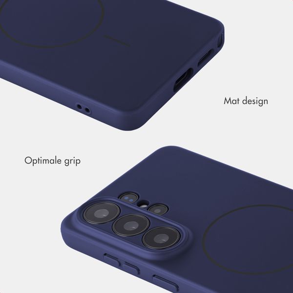 Accezz Grip Backcover met MagSafe Samsung Galaxy S26 Ultra - Donkerblauw