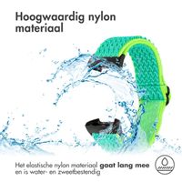 imoshion Elastisch nylonbandje Fitbit Charge 3 / 4 - Green & Yellow