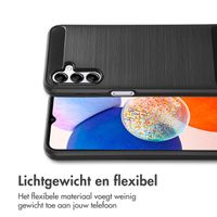 imoshion Brushed Backcover Samsung Galaxy A14 (5G/4G) - Zwart