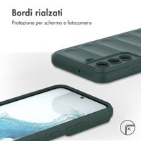 imoshion EasyGrip Backcover Samsung Galaxy S22 - Donkergroen