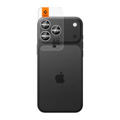 Spigen GLAStR Camera Protector Glas 2 Pack Apple iPhone 17 Pro / 17 Pro Max / 16 Pro / 16 Pro Max / 15 Pro / 15 Pro Max / 14 Pro / 14 Pro Max - Zilver