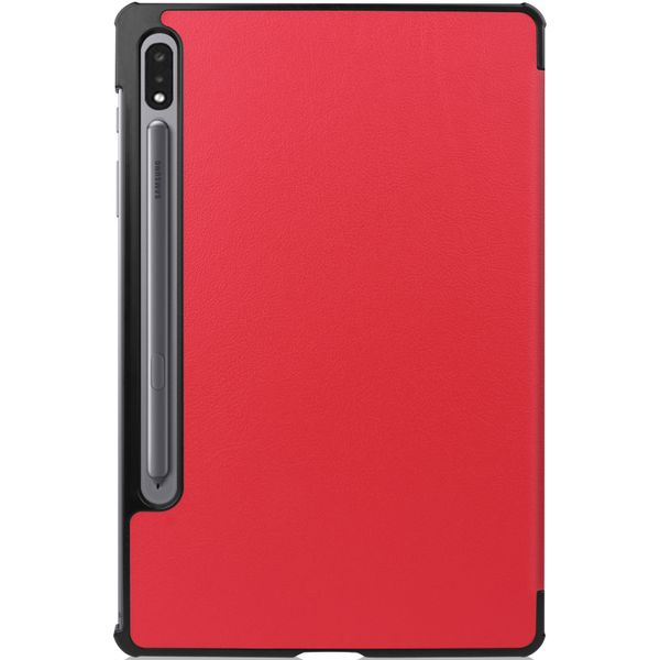 imoshion Trifold Bookcase Samsung Galaxy Tab S8 / S7 - Rood