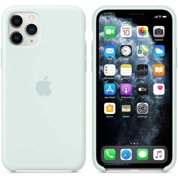 Apple Silicone Backcover Apple iPhone 11 Pro - Seafoam