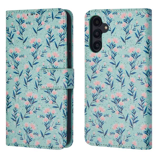 imoshion Design Bookcase Samsung Galaxy A54 (5G) - Blue Flowers