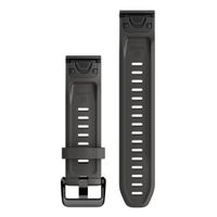 Garmin QuickFit® Siliconen bandje  - Garmin 20 mm aansluiting - Graphite