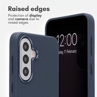 Accezz Leather Case with MagSafe Samsung Galaxy A57 (5G) - Nightfall Blue