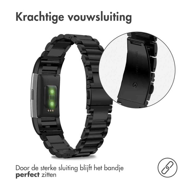 imoshion Stalen bandje Fitbit Charge 2 - Zwart