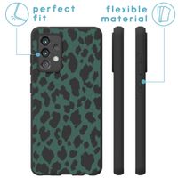 imoshion Design hoesje Samsung Galaxy A52(s) (5G/4G) - Luipaard - Groen /Zwart