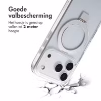 Accezz Ring Stand Backcover met MagSafe Apple iPhone 17 Pro - Transparant