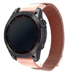 imoshion QuickFit® Milanees bandje  - Garmin 20 mm aansluiting - Maat L/XL - Rose Gold