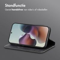 imoshion Slim Bookcase Motorola Moto G56 - Zwart