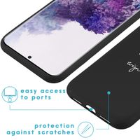 imoshion Design hoesje Galaxy S20 Plus - Wijnen Wijnen Wijnen - Zwart