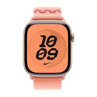 Apple Nike Sport Loop Band Apple Watch Series 1 - 9 / SE (38/40/41 mm) - Alpenglow Pink