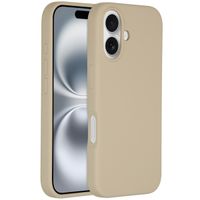 Accezz Liquid Silicone Back Cover with MagSafe Apple iPhone 16 - Stone